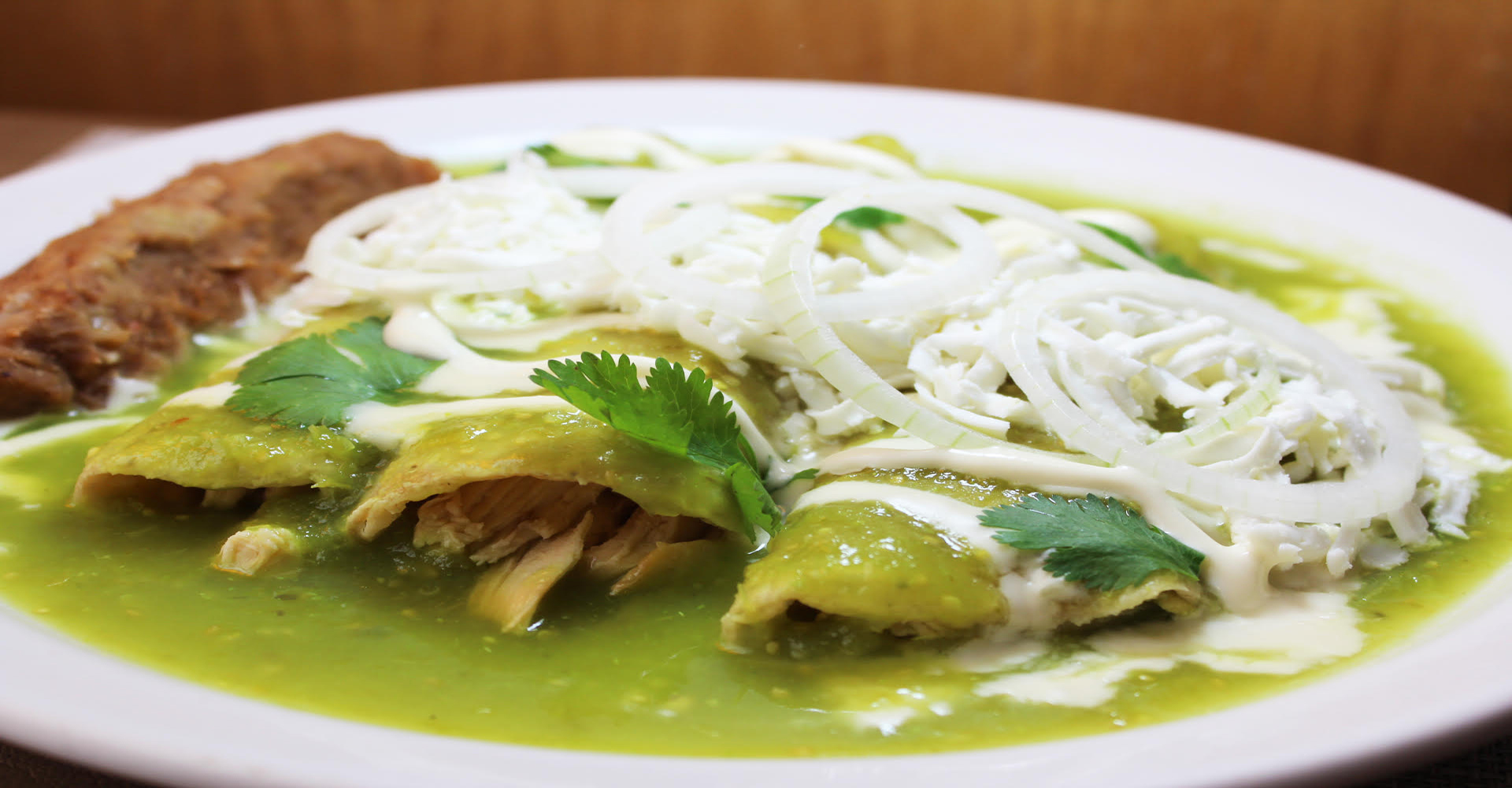 Enchiladas verdes